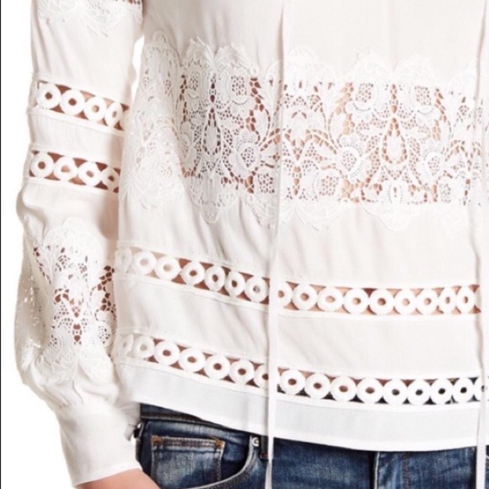 For Love and Lemons Hayley crochet blouse - Picture 3 of 3